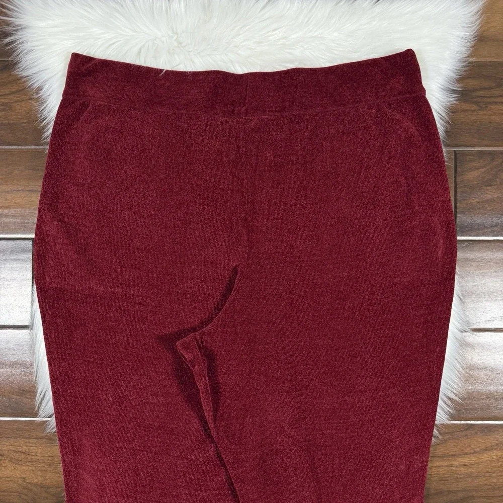 Tommy Bahama Women's Size XL Sangria Red Sea‎ Light Sweater Jogger Pants